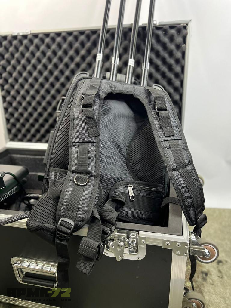 Рюкзак подавитель дронов Гарпия GW6-UAV / 6 каналов, мощность до 310Вт