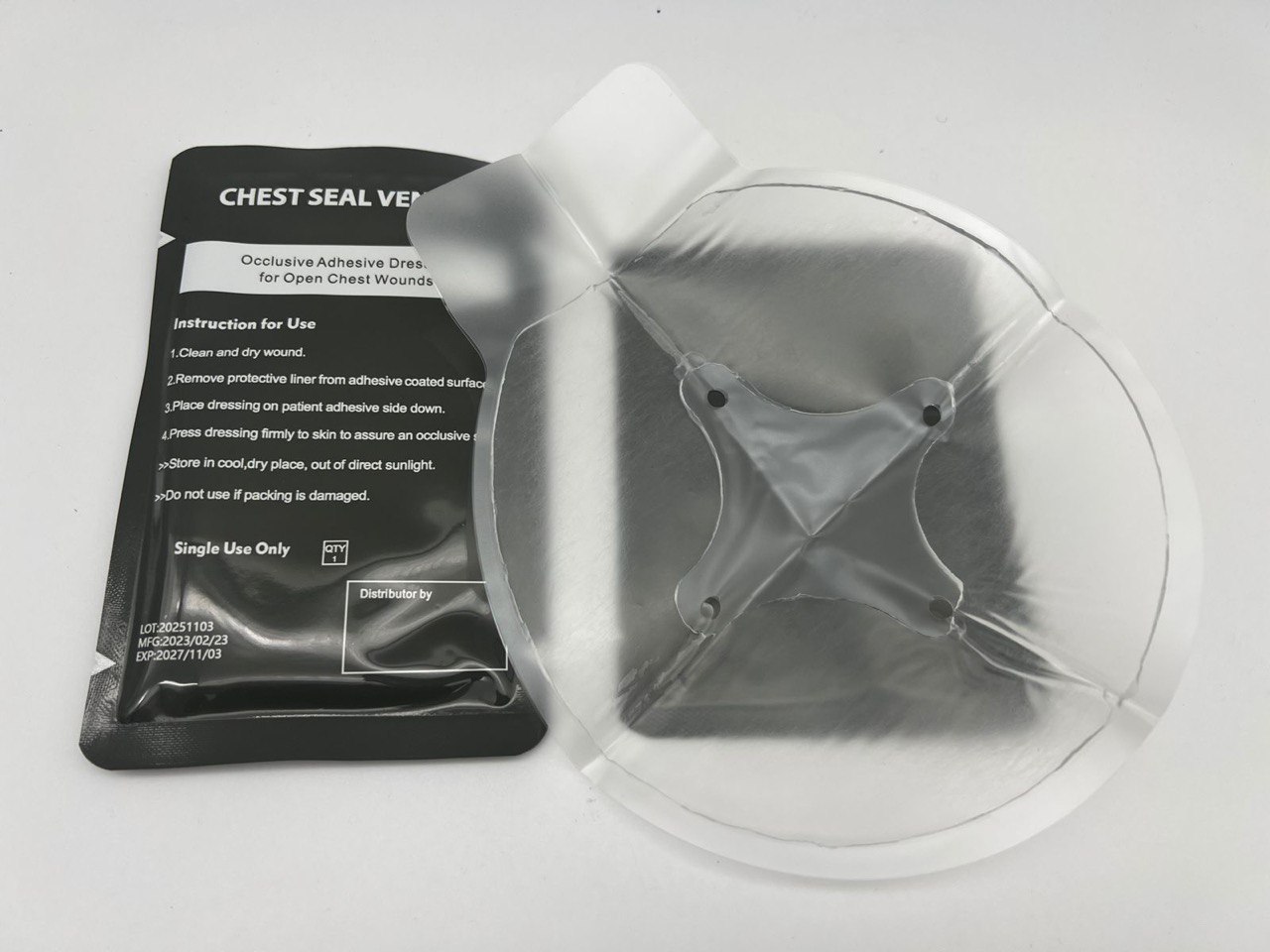 Пластырь окклюзионный (пневматоракс)