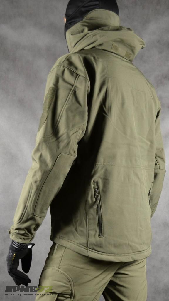 Костюм Softshell  водоотталкивающий, олива