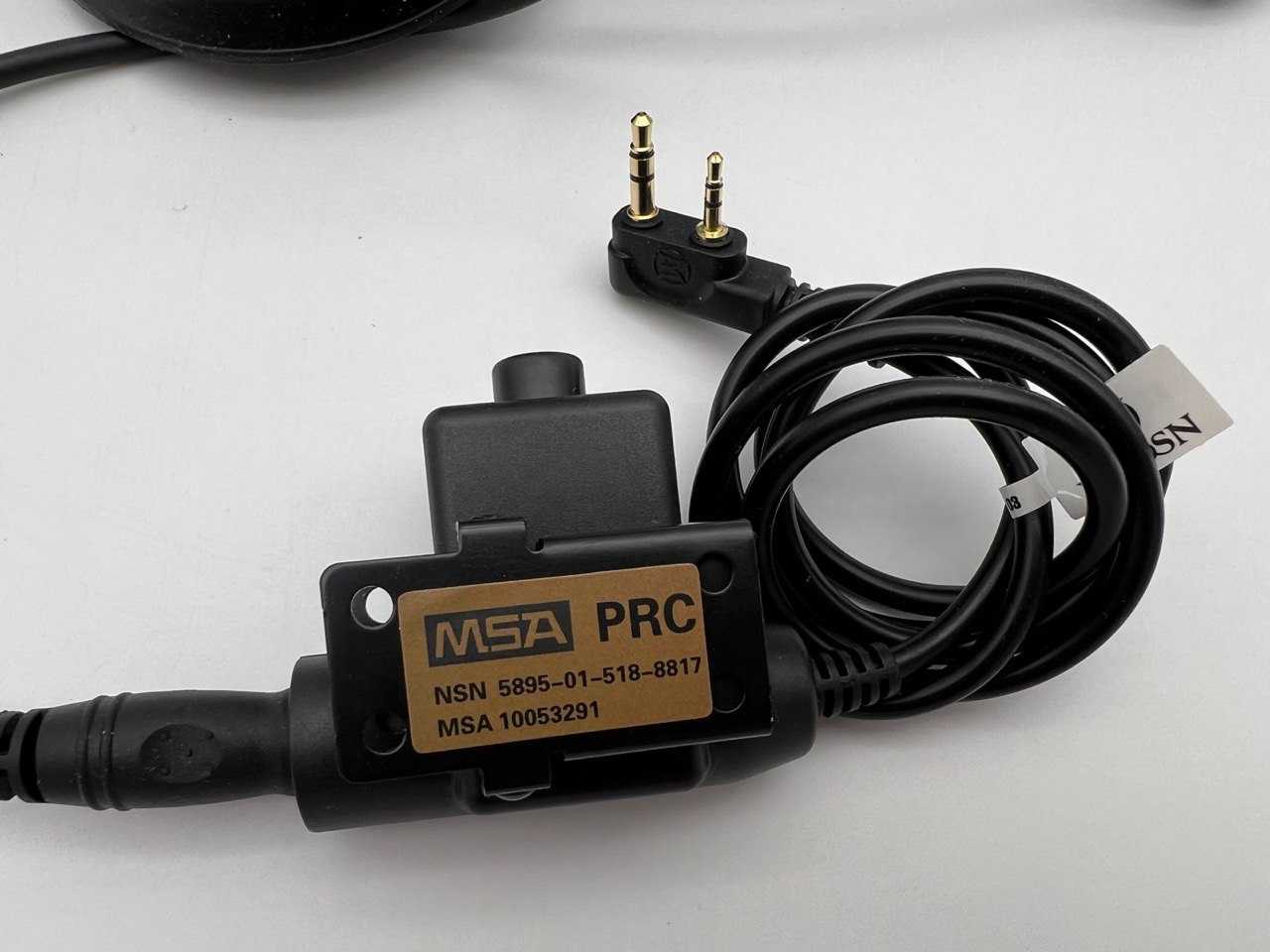 Наушники с микрофоном и кнопкой активации связи PTT  (Push To Talk)