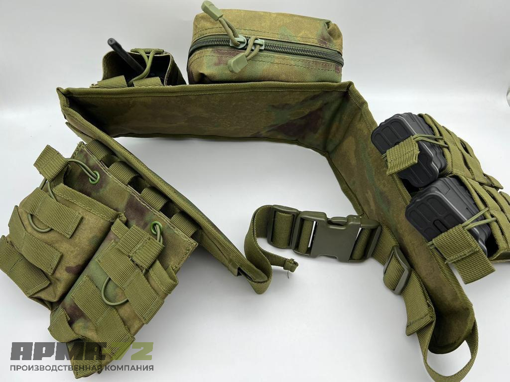 Разгрузочный боевой пояс / модульный ремень (варбелт) с подсумками