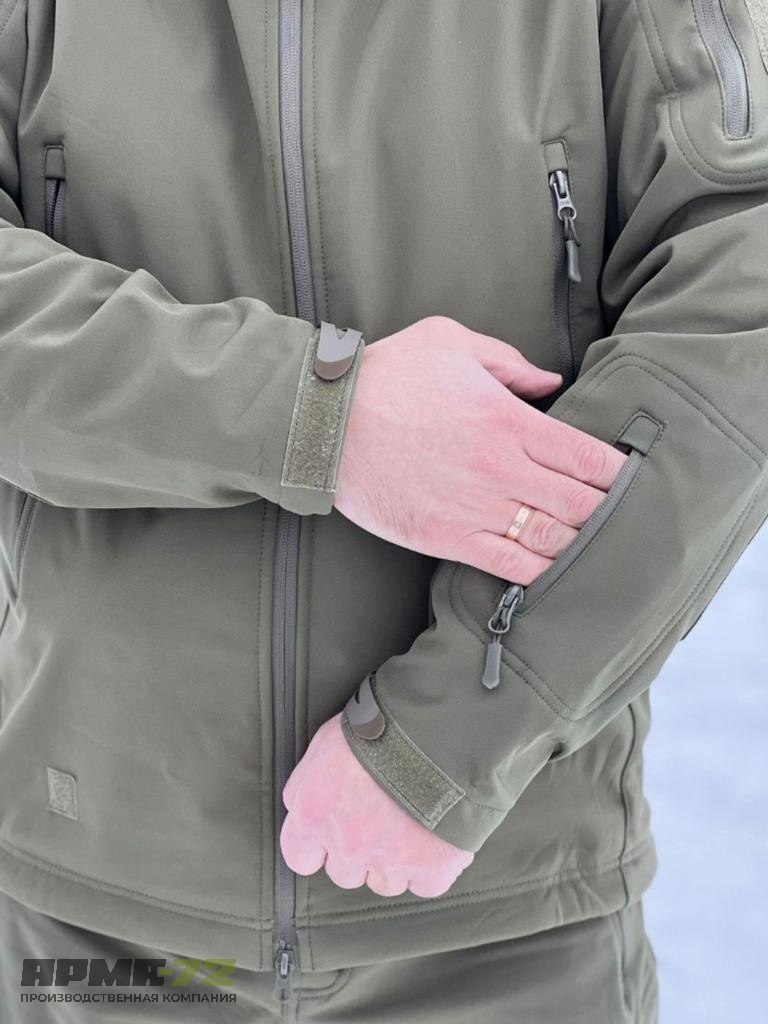 Костюм Softshell  водоотталкивающий, олива