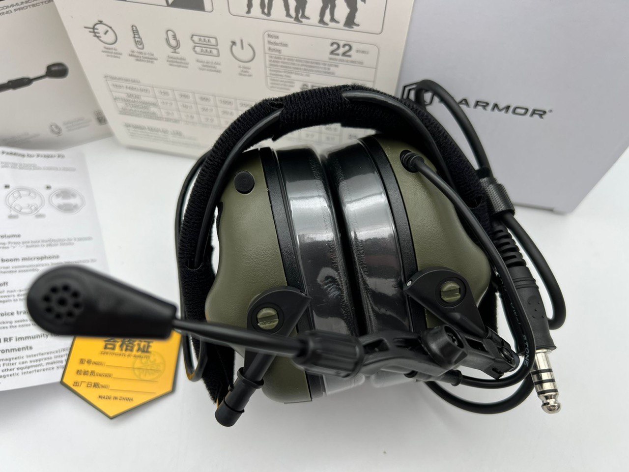 Стрелковые тактические наушники EARMOR M32