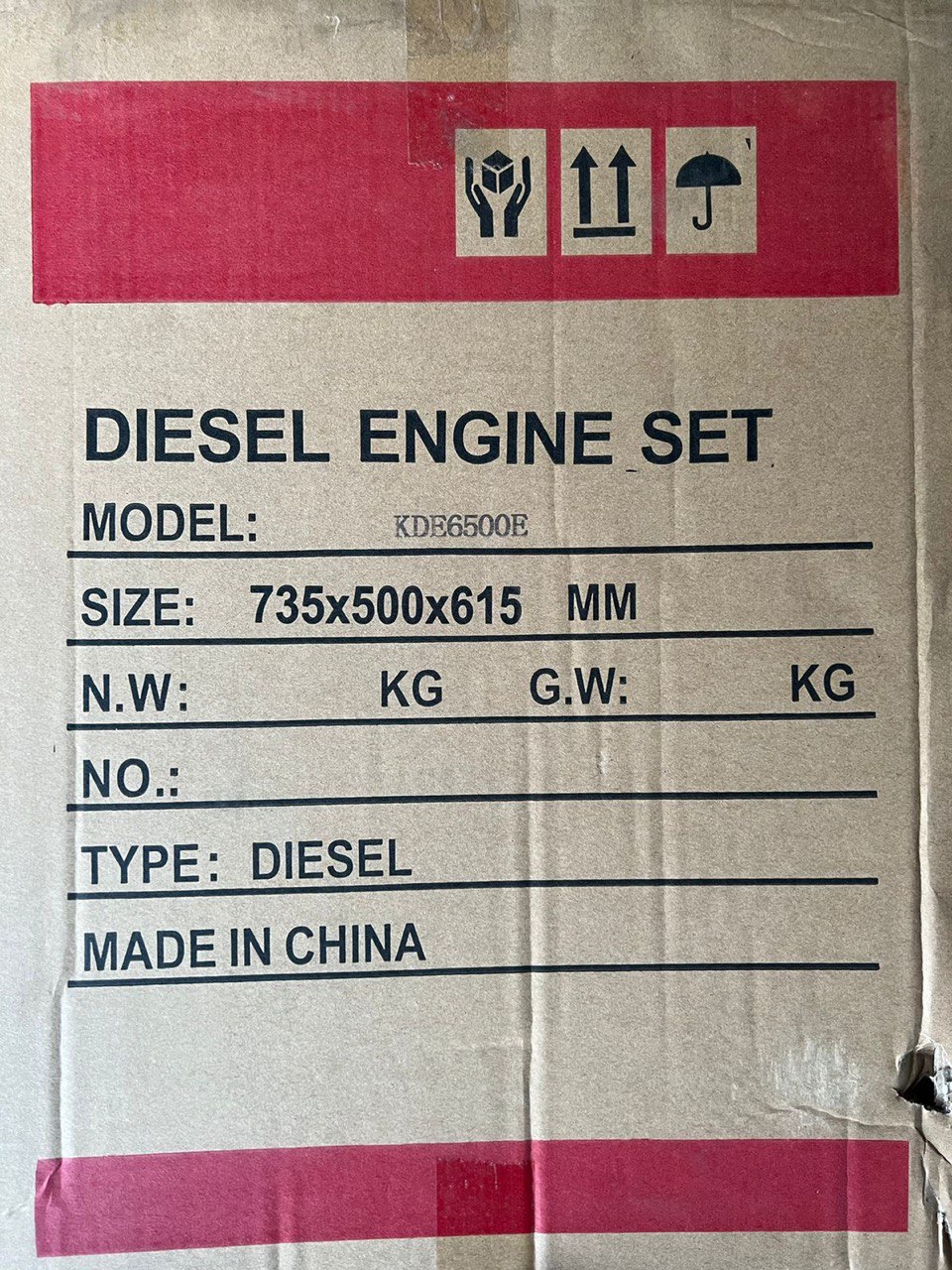 KDE6500E дизельный генератор 5 кВт