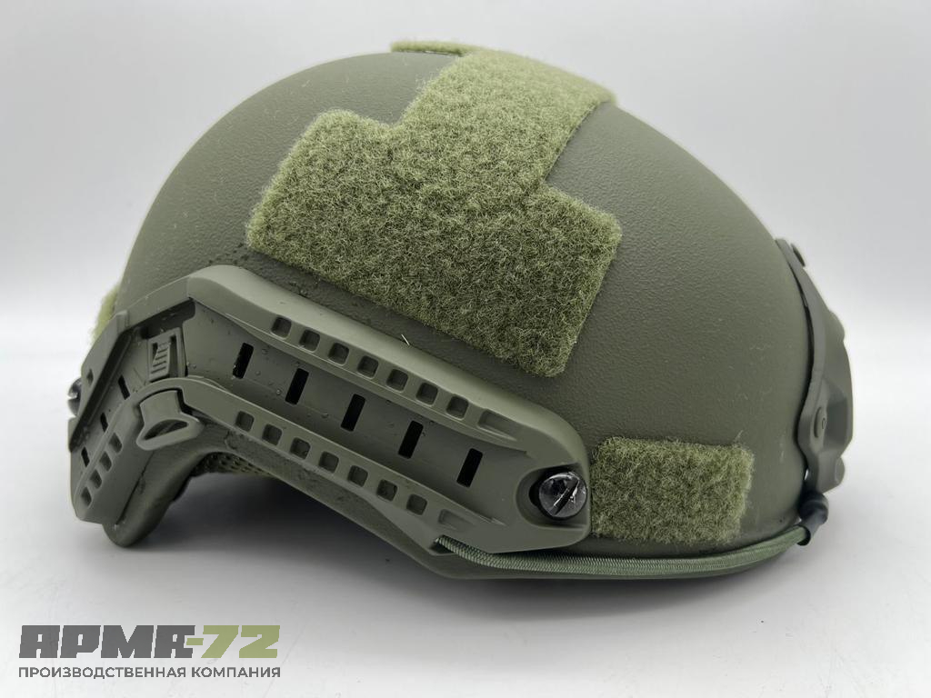 СВМПЭ   баллистический композитный шлем без ушей
