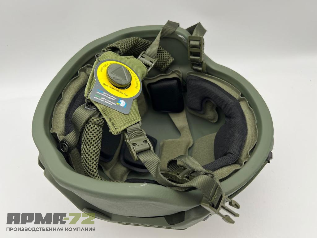 СВМПЭ  баллистический композитный шлем с ушами