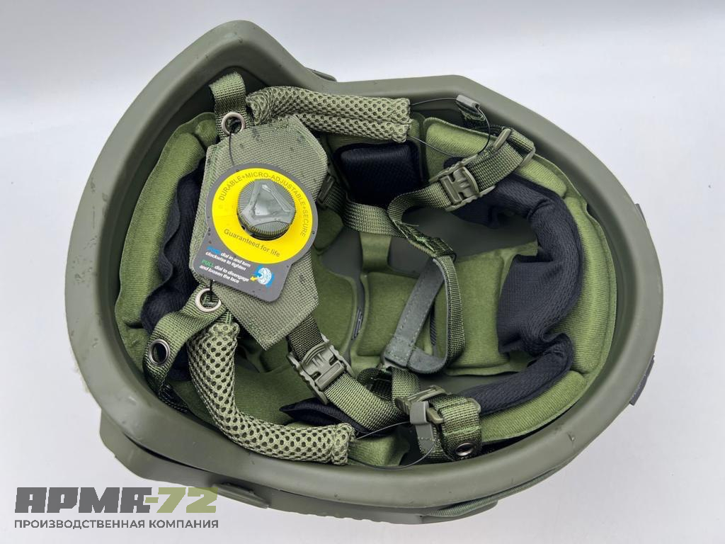 СВМПЭ   баллистический композитный шлем без ушей