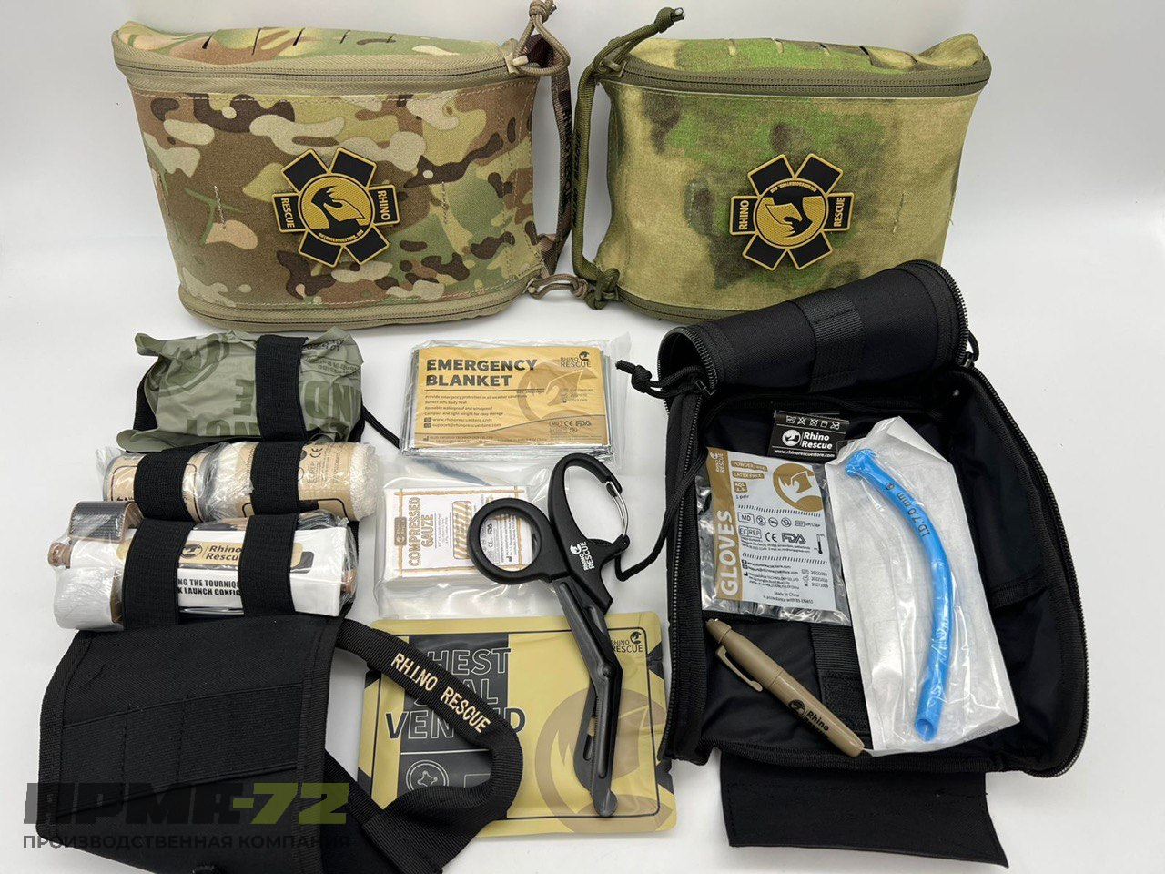 Военная тактическая аптечка “RHINO RESCUE” 12 в 1