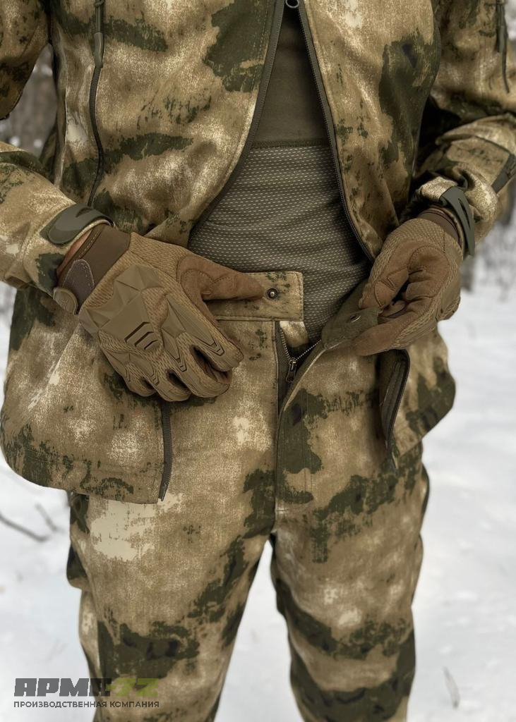 Костюм Softshell  водоотталкивающий,мох