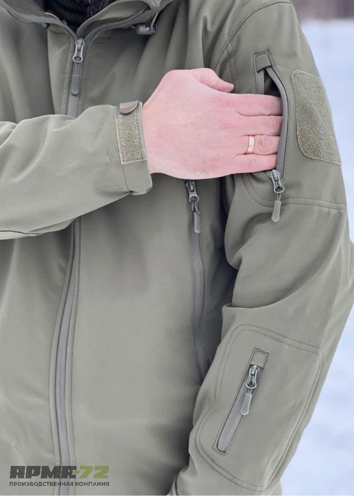 Костюм Softshell  водоотталкивающий, олива