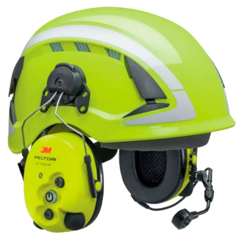 Наушники активные 3М PELTOR WS LiteCom ProTac XPI FLX2,на каску жёлтые