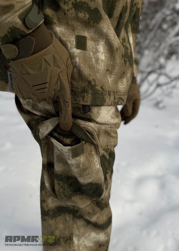 Костюм Softshell  водоотталкивающий,мох