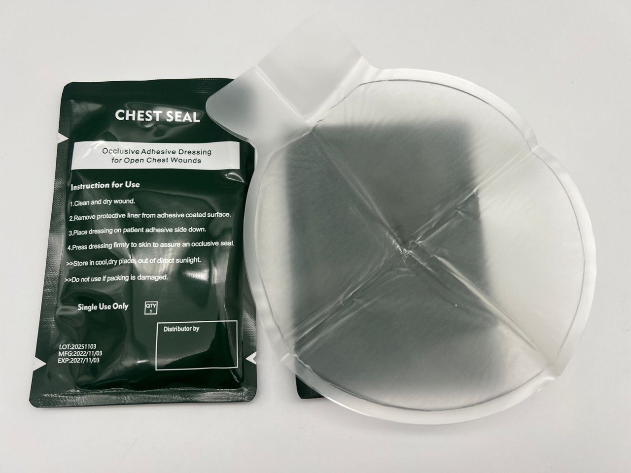 Пластырь окклюзионный (пневматоракс)