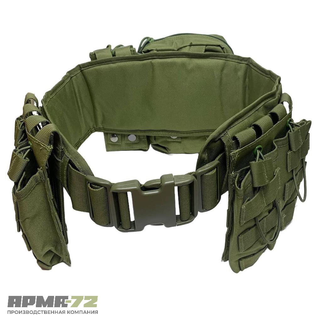 Разгрузочный боевой пояс / модульный ремень (варбелт) с подсумками