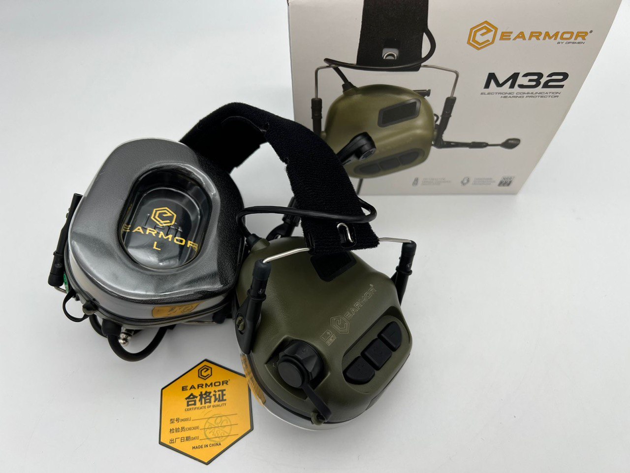 Стрелковые тактические наушники EARMOR M32