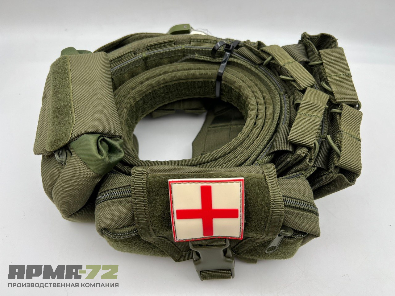 Пояс разгрузочный тактический с подсумками YAKEDA, олива