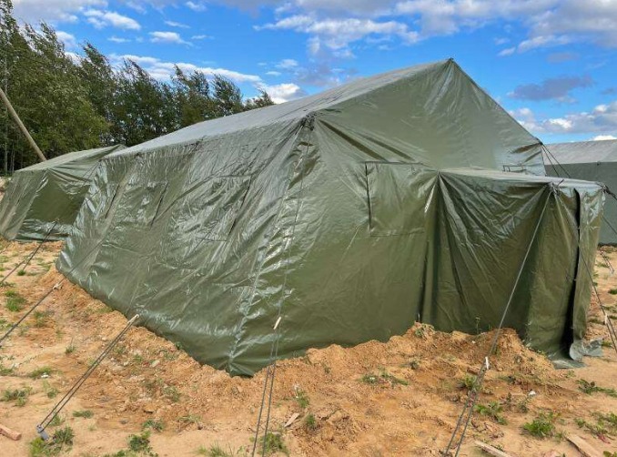 Палатка каркасная М30 ПВХ однослойная