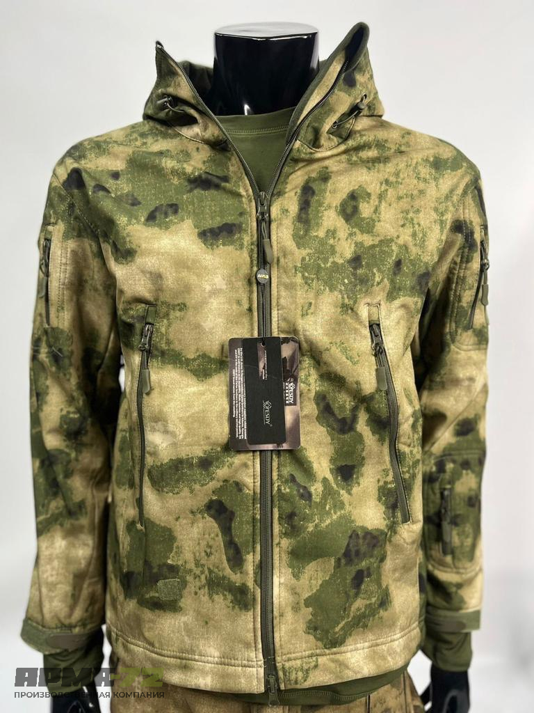 Костюм Softshell  водоотталкивающий,мох