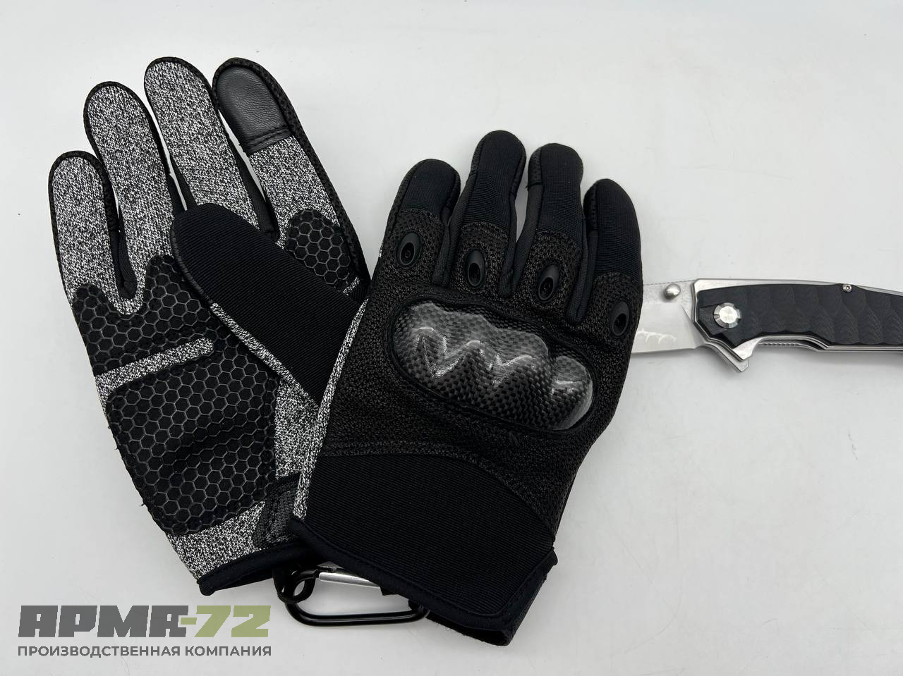 Тактические перчатки с защитой от порезов