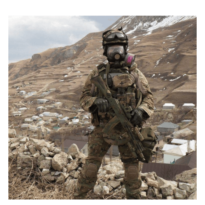 Камуфляж MULTICAM на северном Кавказе, предположительно осень-зима